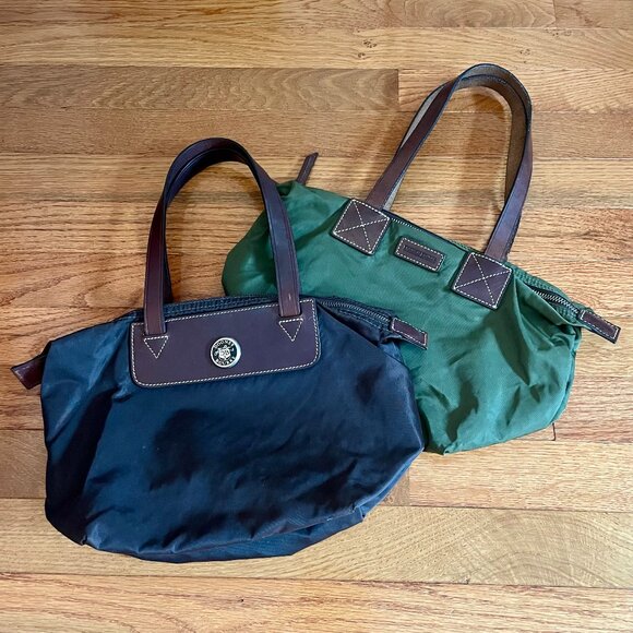 ♡ TWO ♡ Dooney & Bourke ♡ Nylon & Leather Travel Purses - Picture 1 of 16